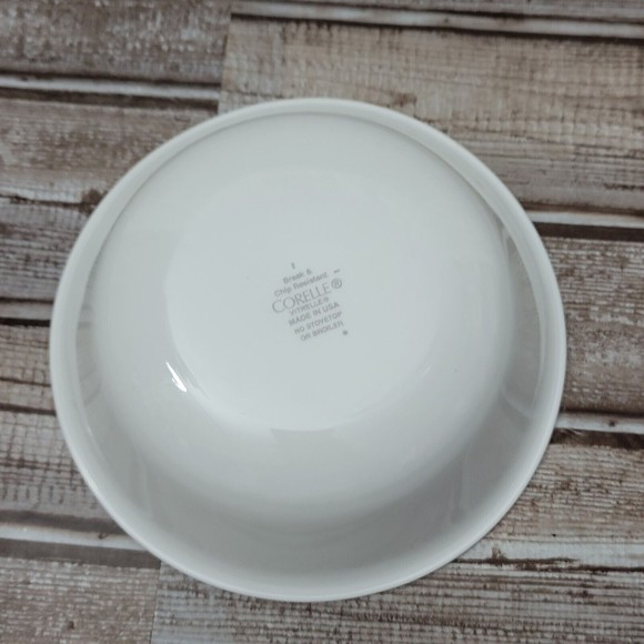 Corelle Vitrelle Bhandani Red Rim Cereal Bowls Set Of 6 - Picture 4 of 7